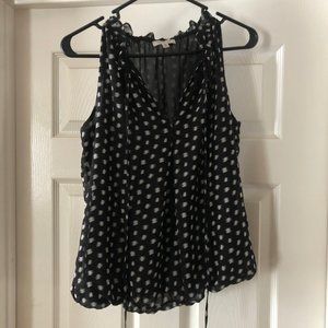 Max Studio Sleeveless Black and White Blouse XS
